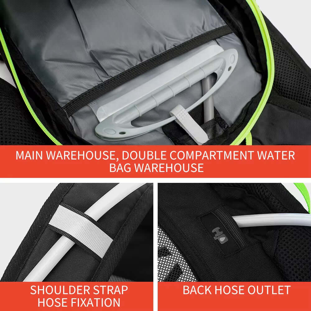 6L Men'S and Women'S Cycling Bag for Cycling Waterproof and Breathable Bicycle Backpack, Bicycle Water Bag, Bicycle Helmet